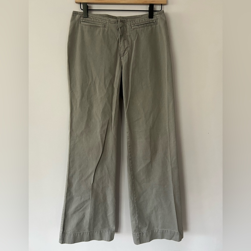 Vintage Abercrombie & Fitch Grey 100% Cotton Chino Pants, Women’s, Size 2